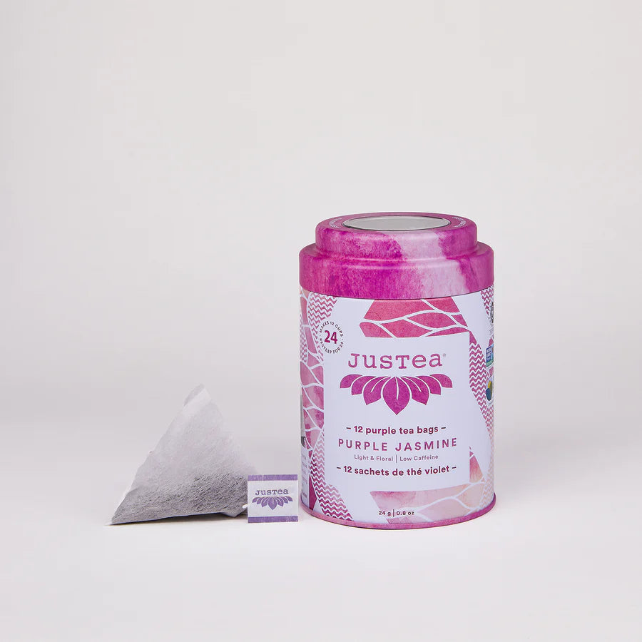 Purple Jasmine Tea Bags/Tin