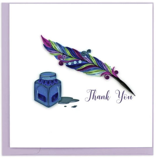 Quilling Cards Vietnam - Thank You Quill & Ink