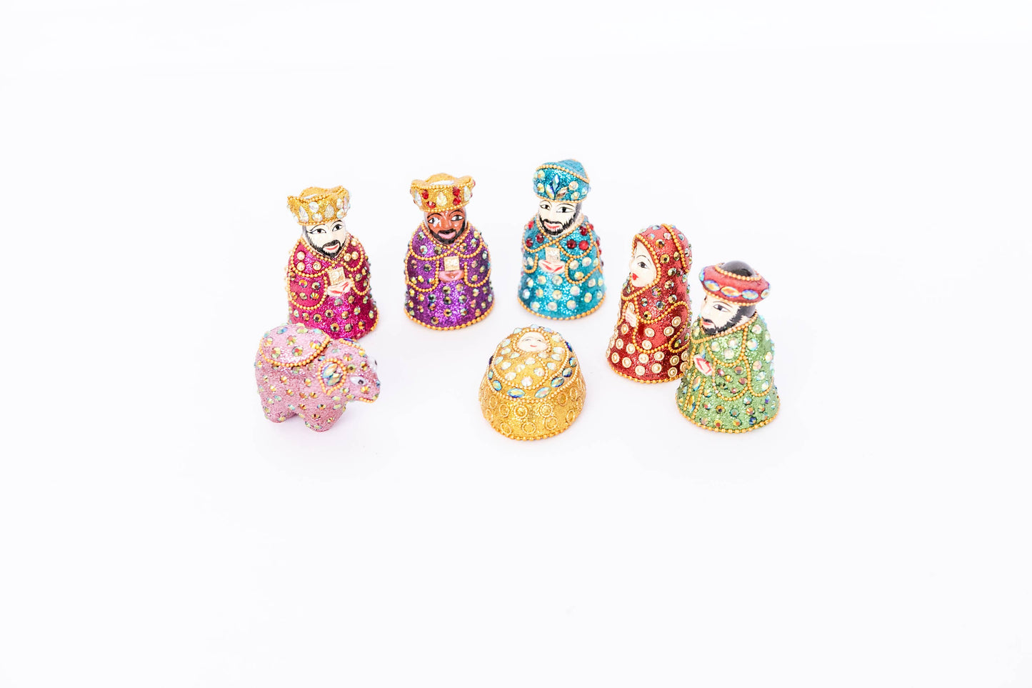 Christmas Rhinestone Nativity Set