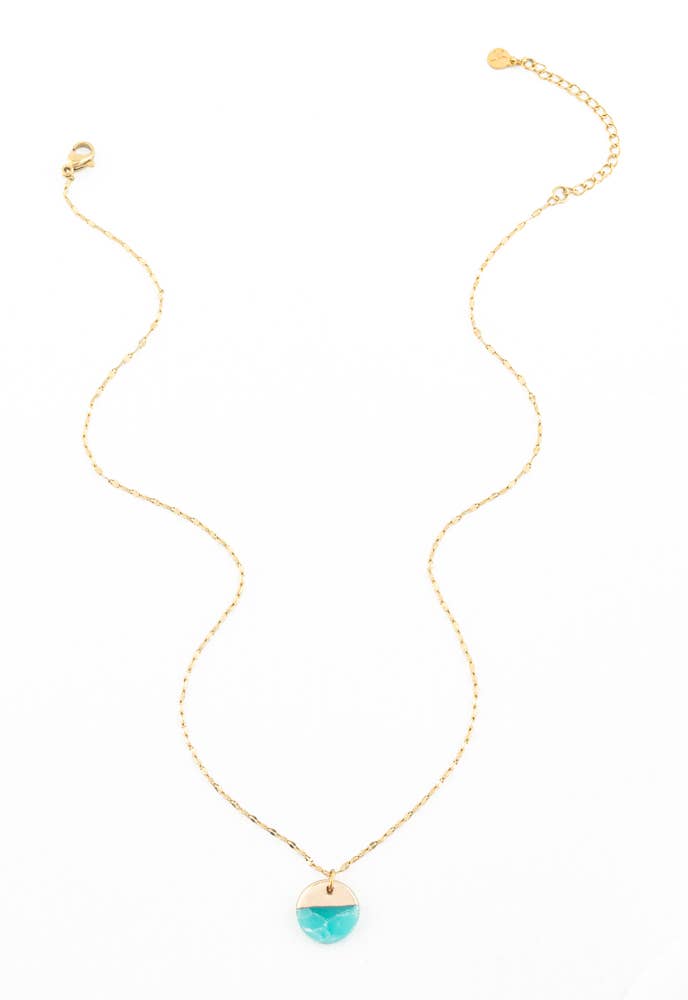 Refresh Necklace in Aqua