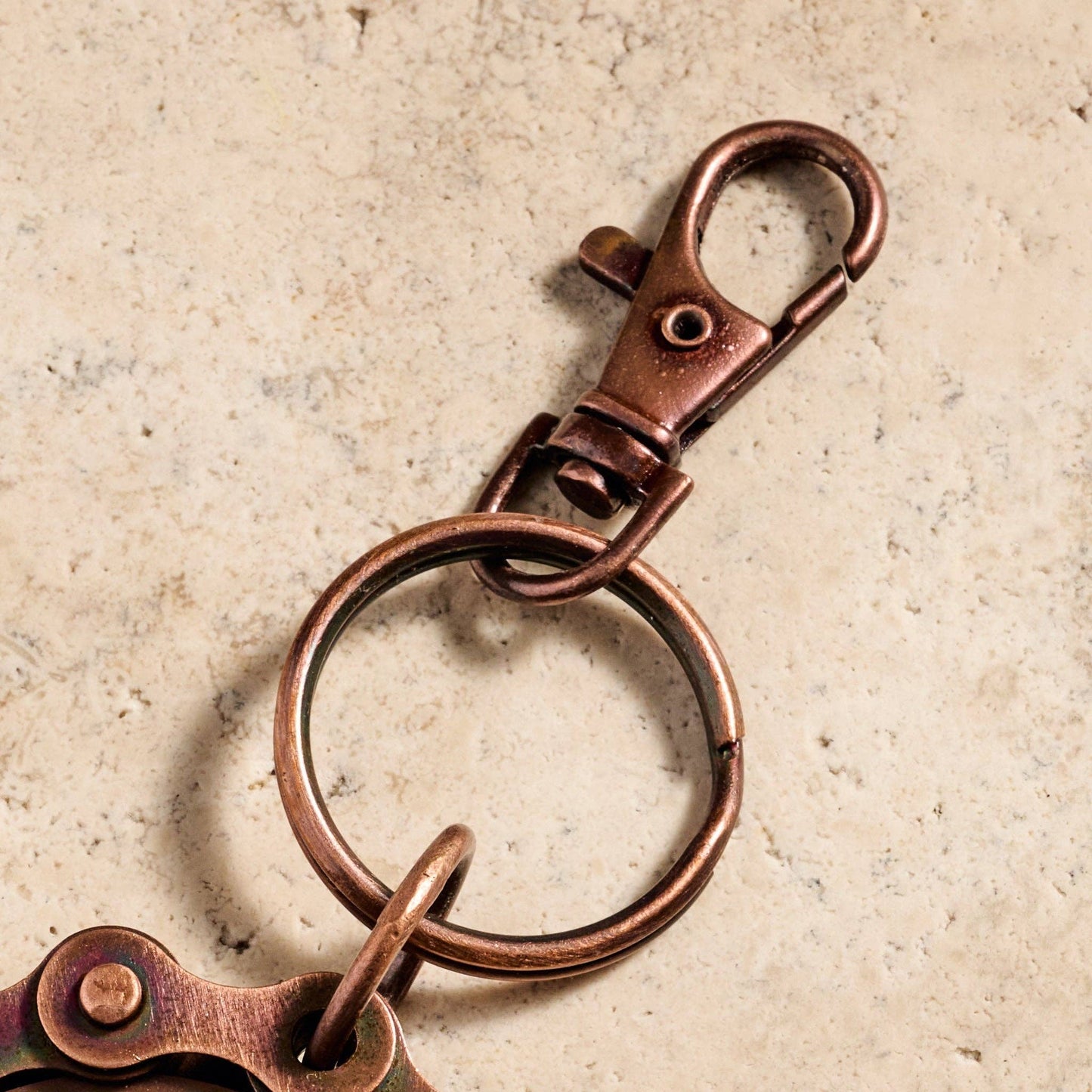 Bike Chain Bottle Opener Key Clasp
