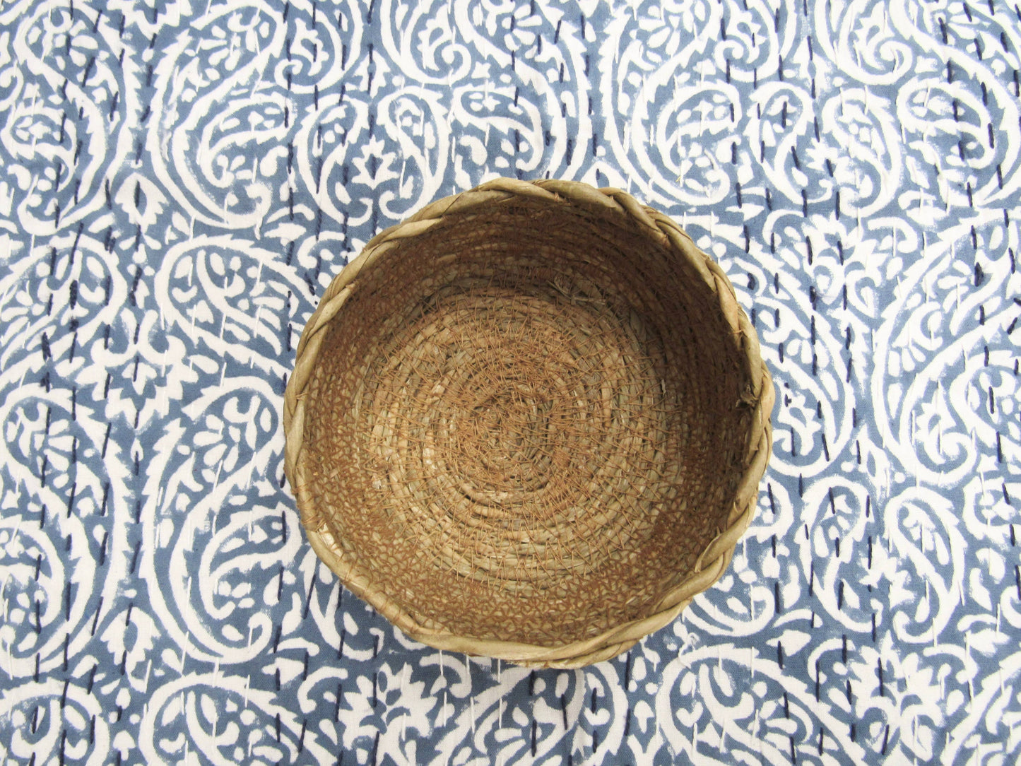 Hand-Stitched Hogla Basket