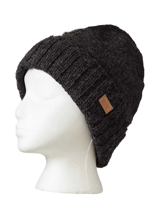 Billie Cuff Hat - Charcoal