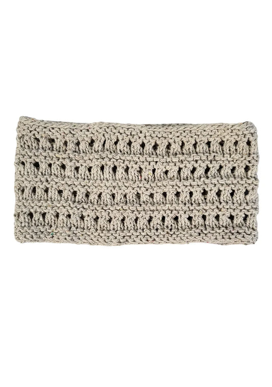 Neeta Cotton Knit Headband - Natural