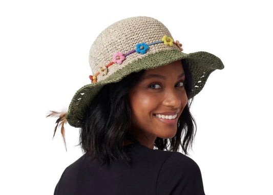 Hemp Cotton Festival Hat - Green