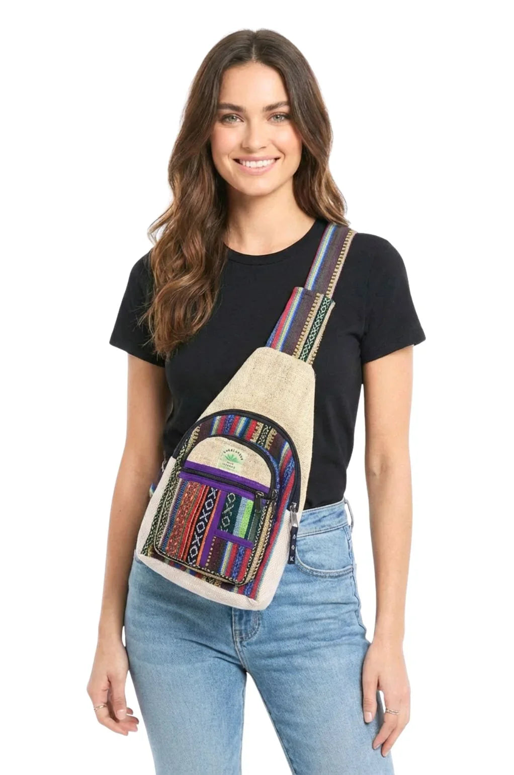 Bodhi Crossbody Backpack - Purple