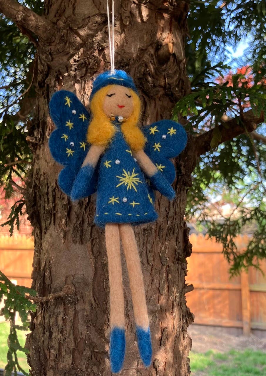 Blossom Fairy Felt Ornament: Butterfly