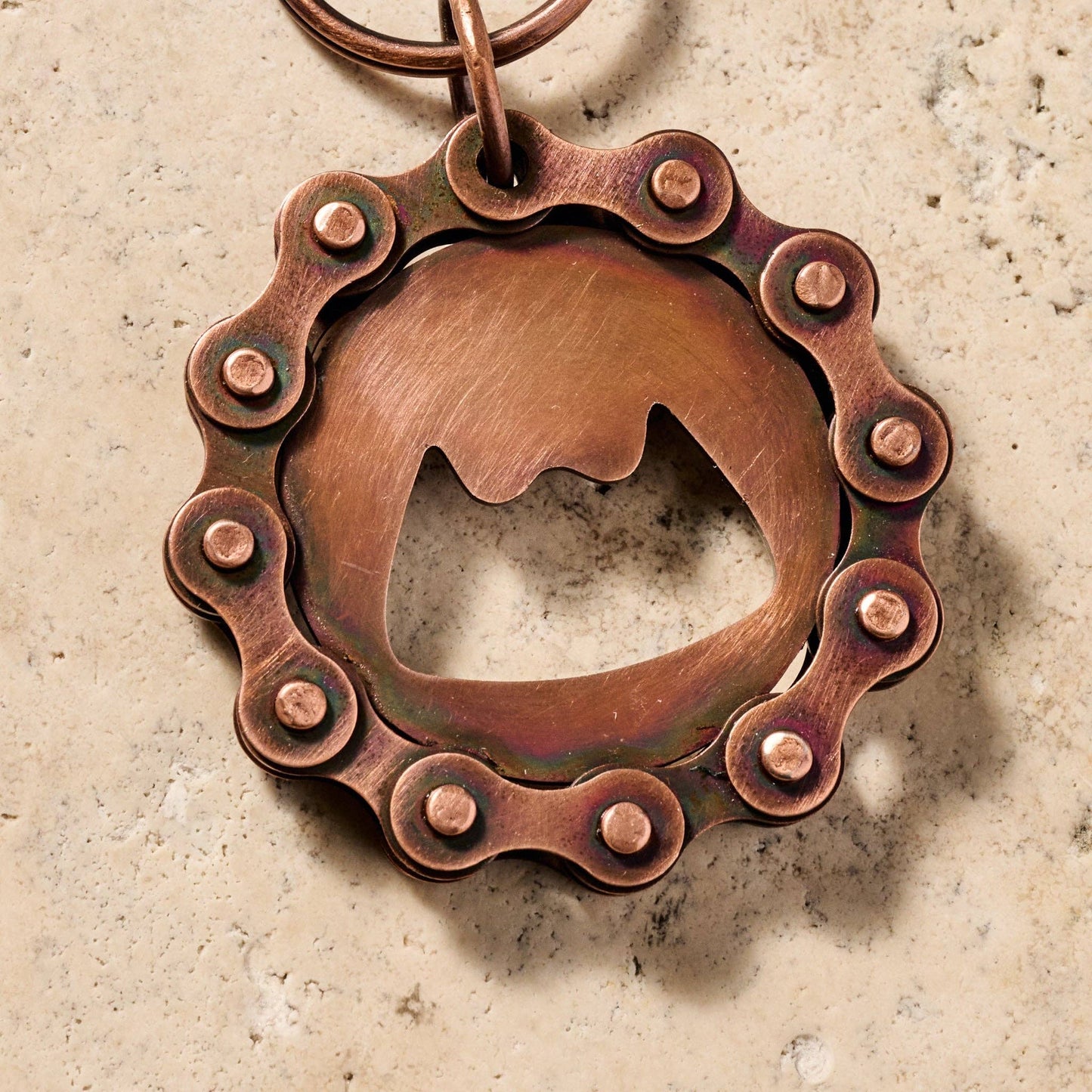 Bike Chain Bottle Opener Key Clasp