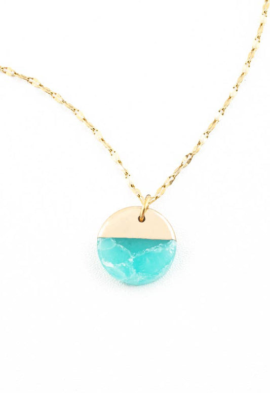 Refresh Necklace in Aqua