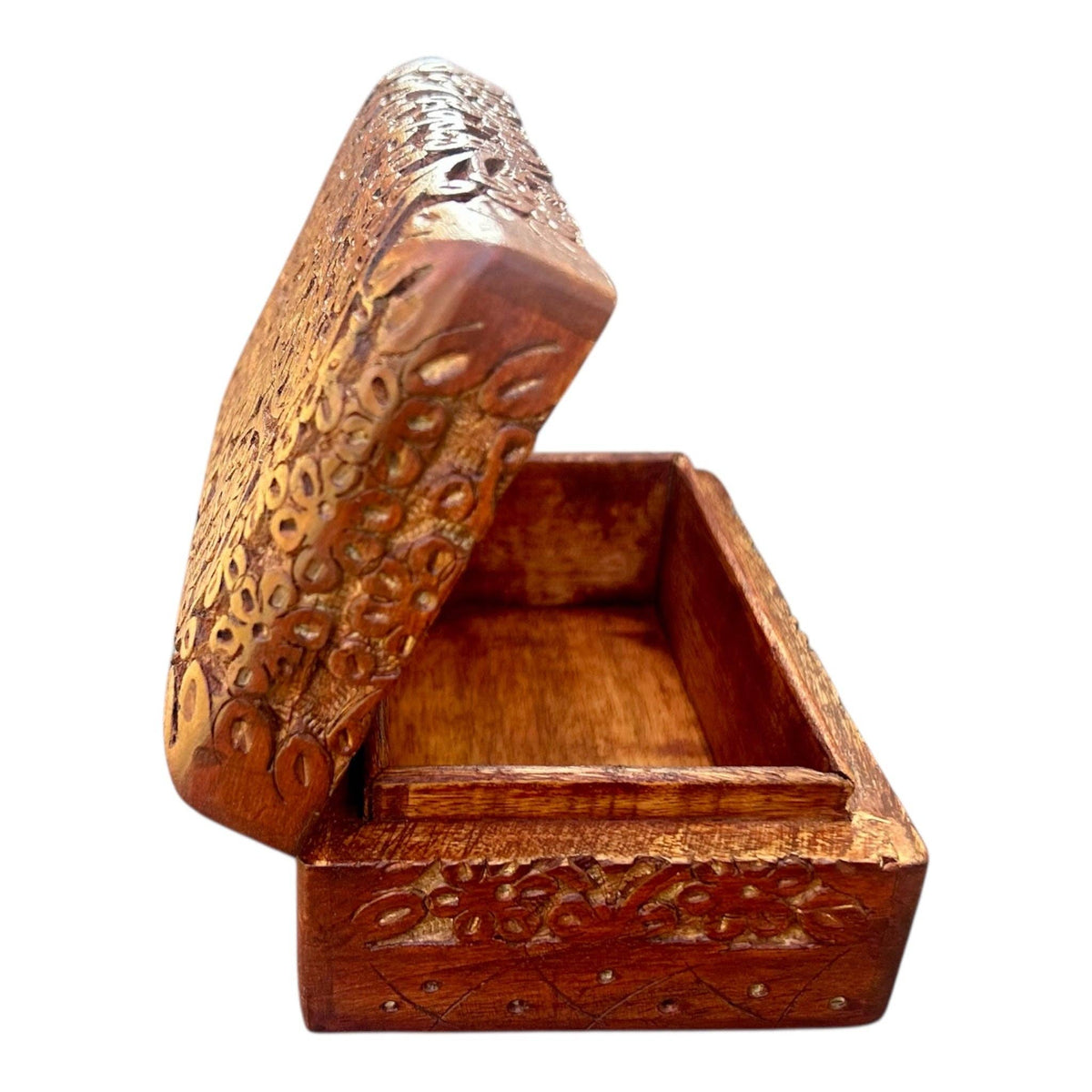 Floral Wood Chest