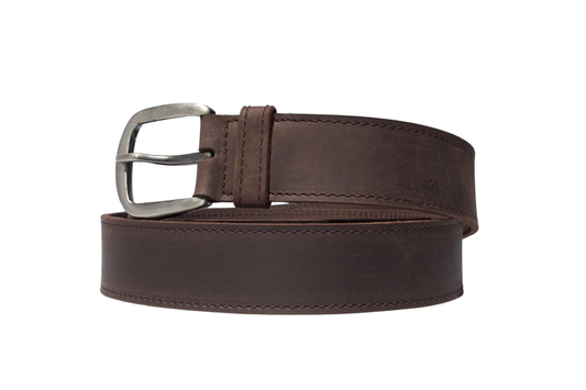 Kilele Leather Belts: Dark Brown