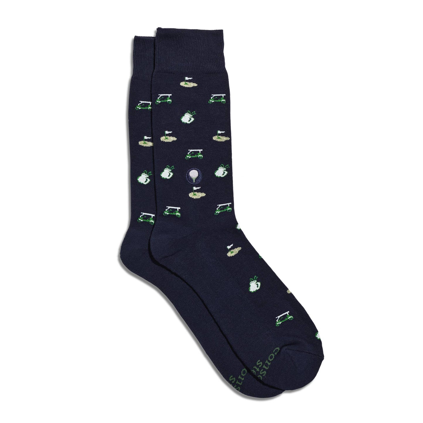 Socks that Support Youth Sports (Navy Golf Course)