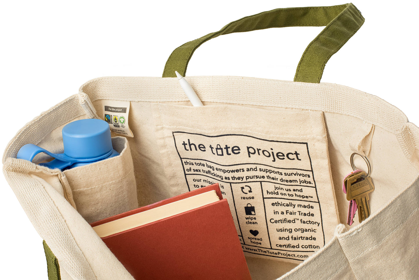 Free to Grow (Gardening Edition) Tote: Beige