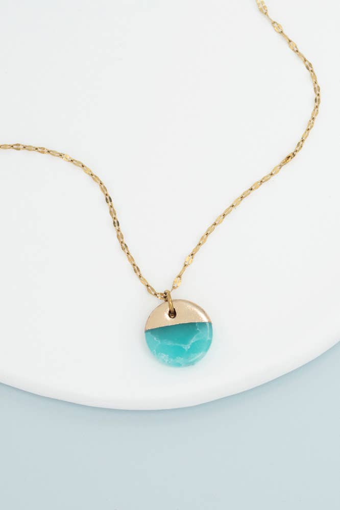 Refresh Necklace in Aqua