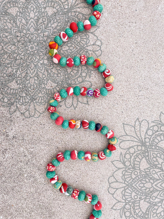 Saree Bead Garland | Christmas