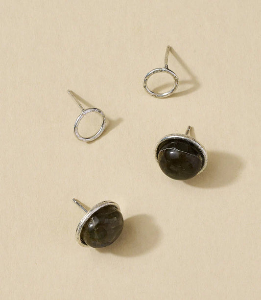 Indali Labradorite Stud Set