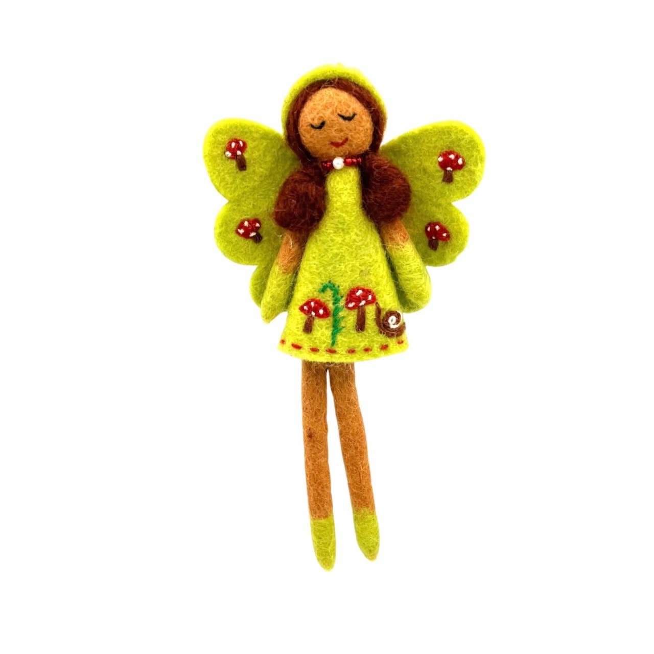 Saffron Fairy Felt Ornament: Flower