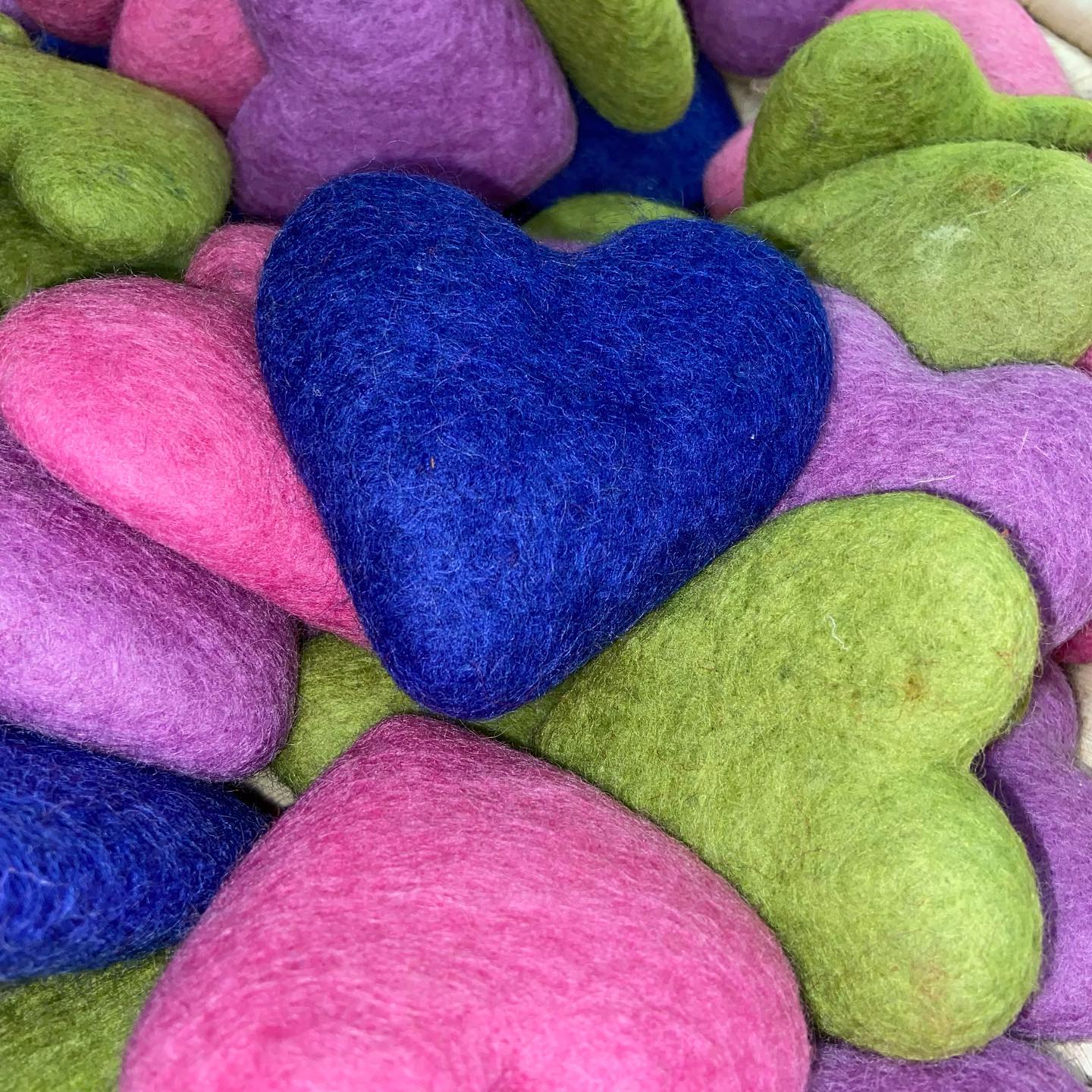 Felted Heart Wool - Small