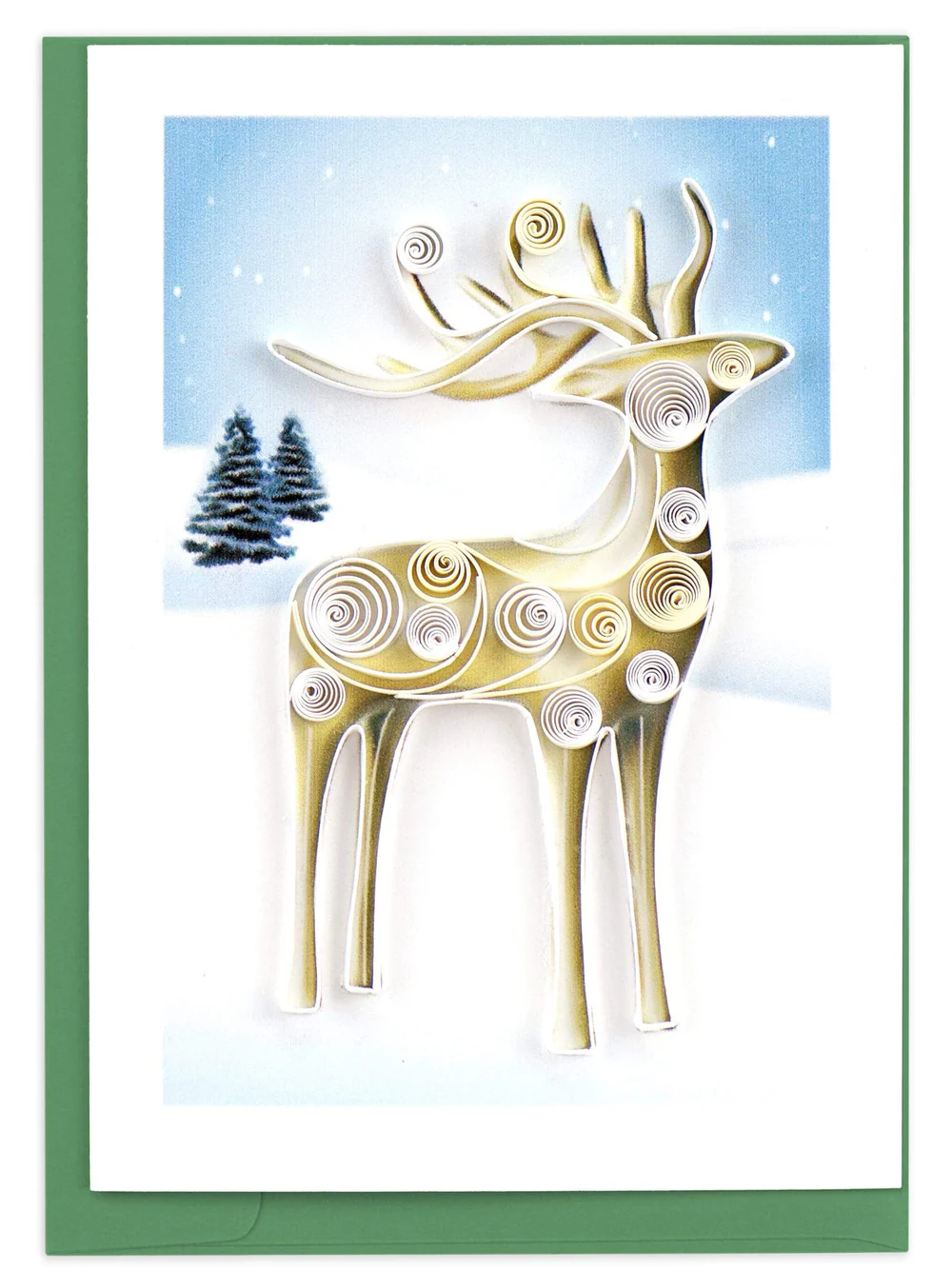 Reindeer Gift Enclosure Quilling Card