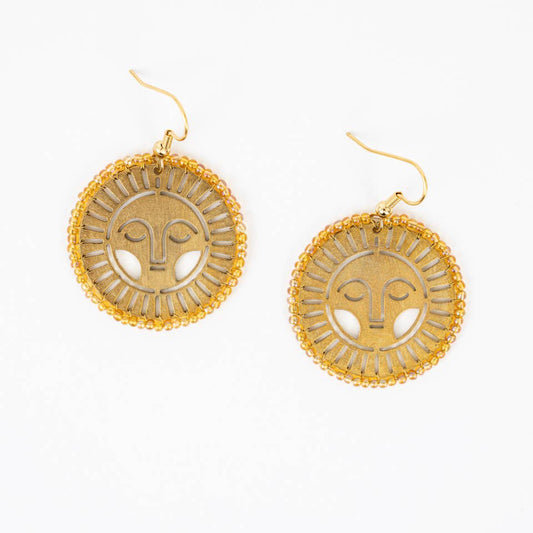 Mr Golden Sun Earrings