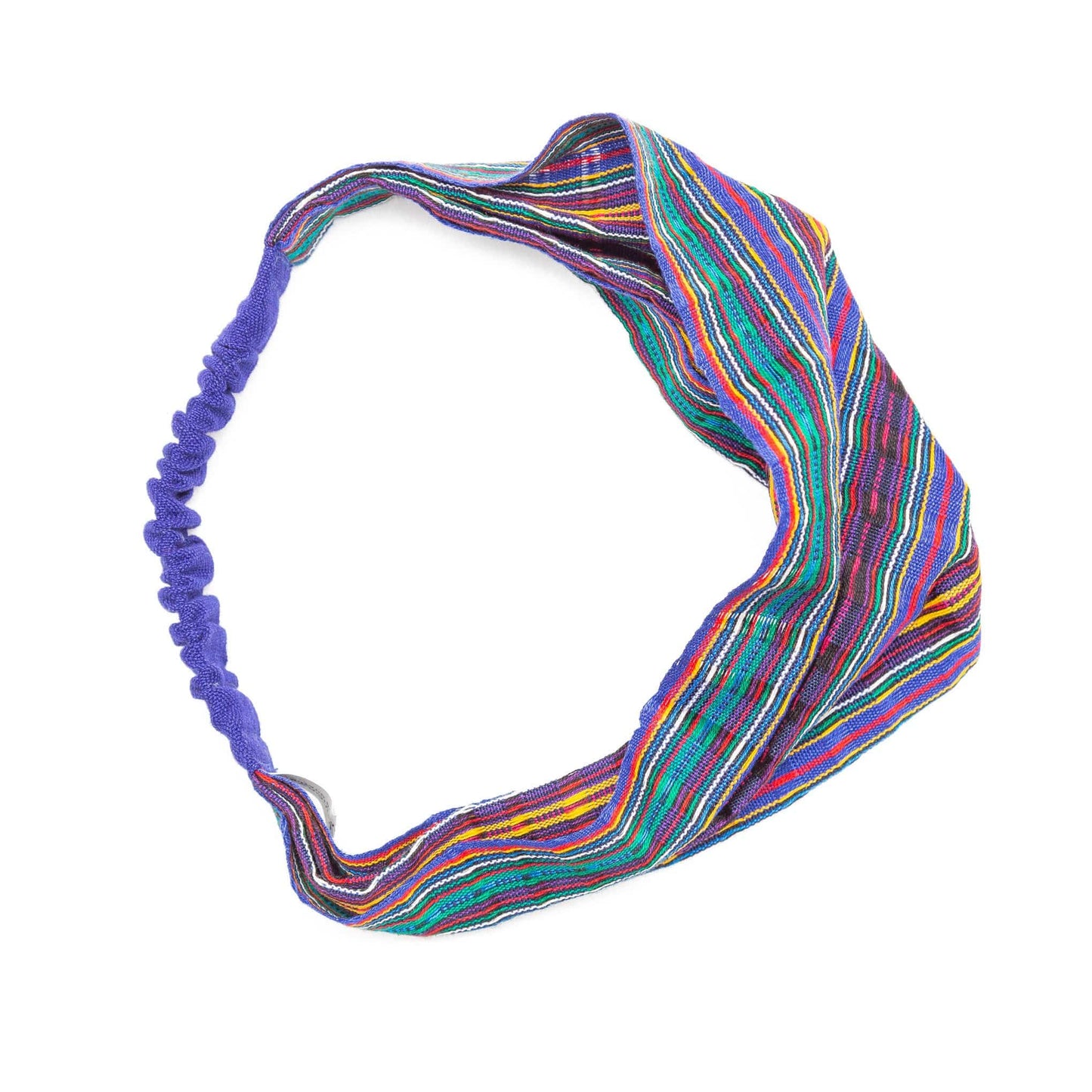 Guatemalan Woven Headband: Navy
