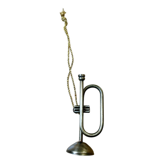 Hanging Trumpet Ornament: Antique