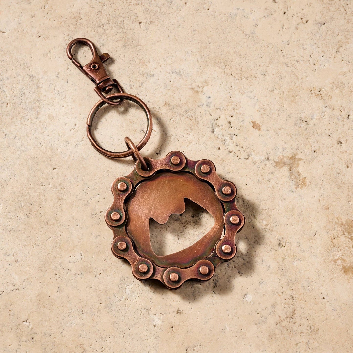 Bike Chain Bottle Opener Key Clasp