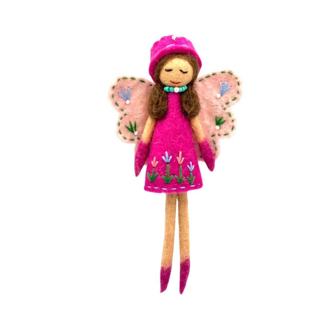 Meadow Fairy Felt Ornament: Celestial