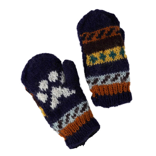 Kids Paw Print Mitts