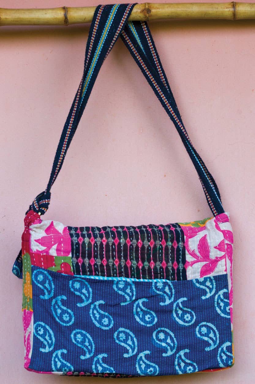 Kantha Messenger Bags