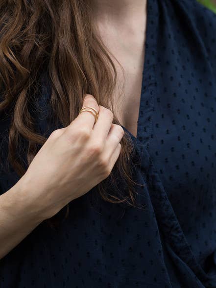 Illusion Ring in Brass