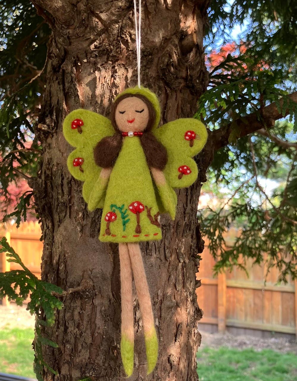 Meadow Fairy Felt Ornament: Celestial