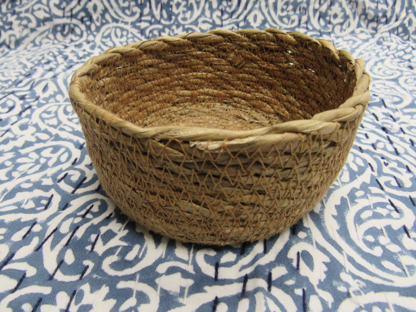 Hand-Stitched Hogla Basket