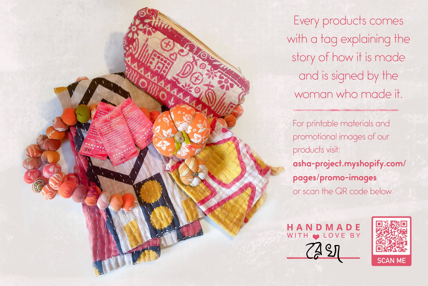 Kantha Cosmetic Bag | Extra Large