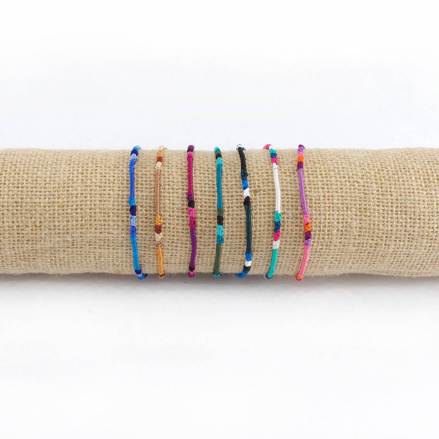 Round Silk Friendship Bracelet