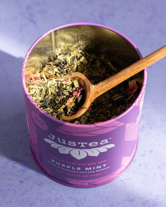 Purple Mint Loose Leaf Tin