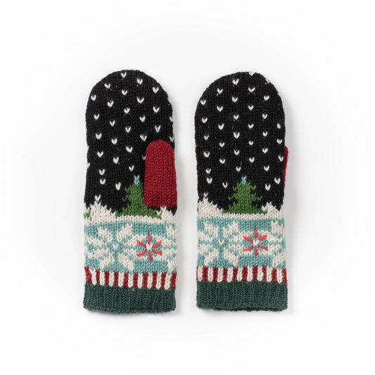 Noel - wool knit mittens