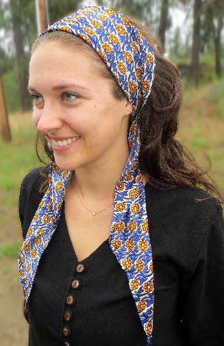 Recycled Silk Sari Triangle Scarf