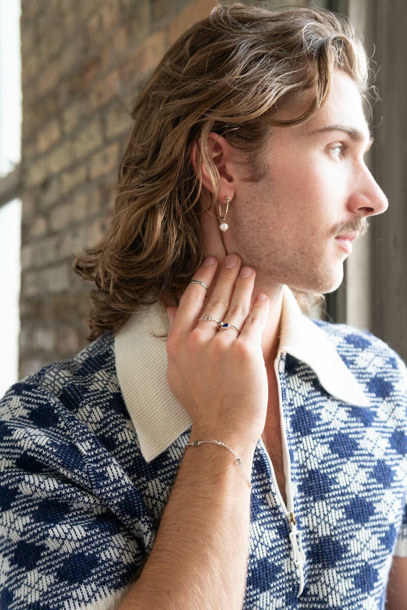 Paisley Adjustable Ring - Silver