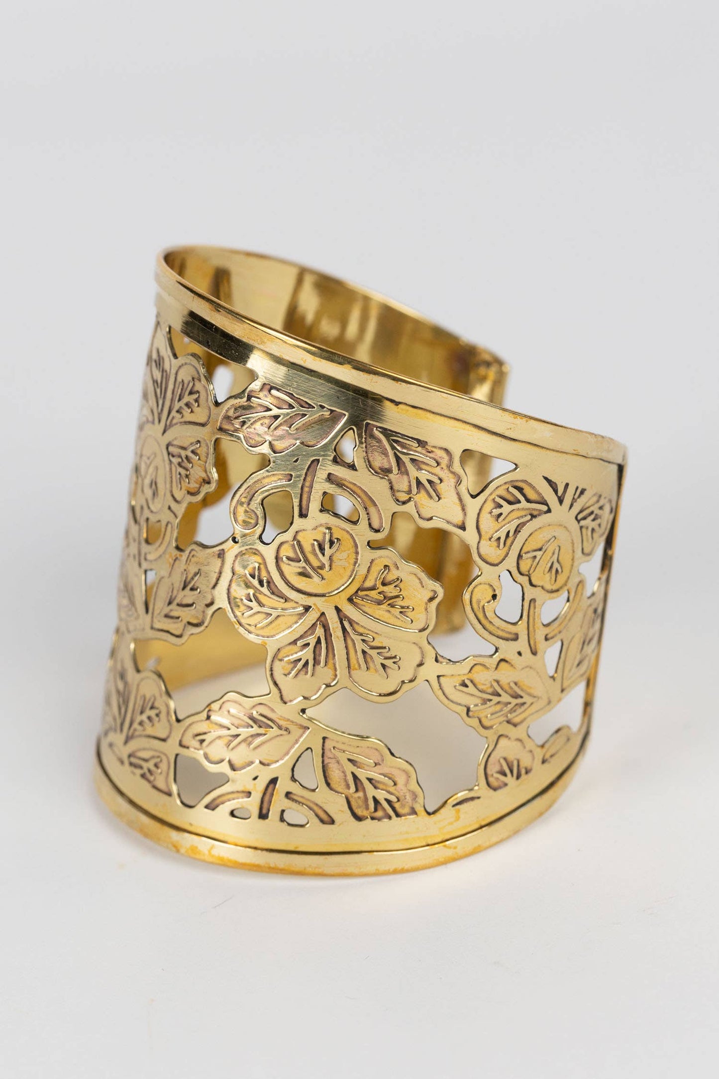 Floral Cuff Bracelet