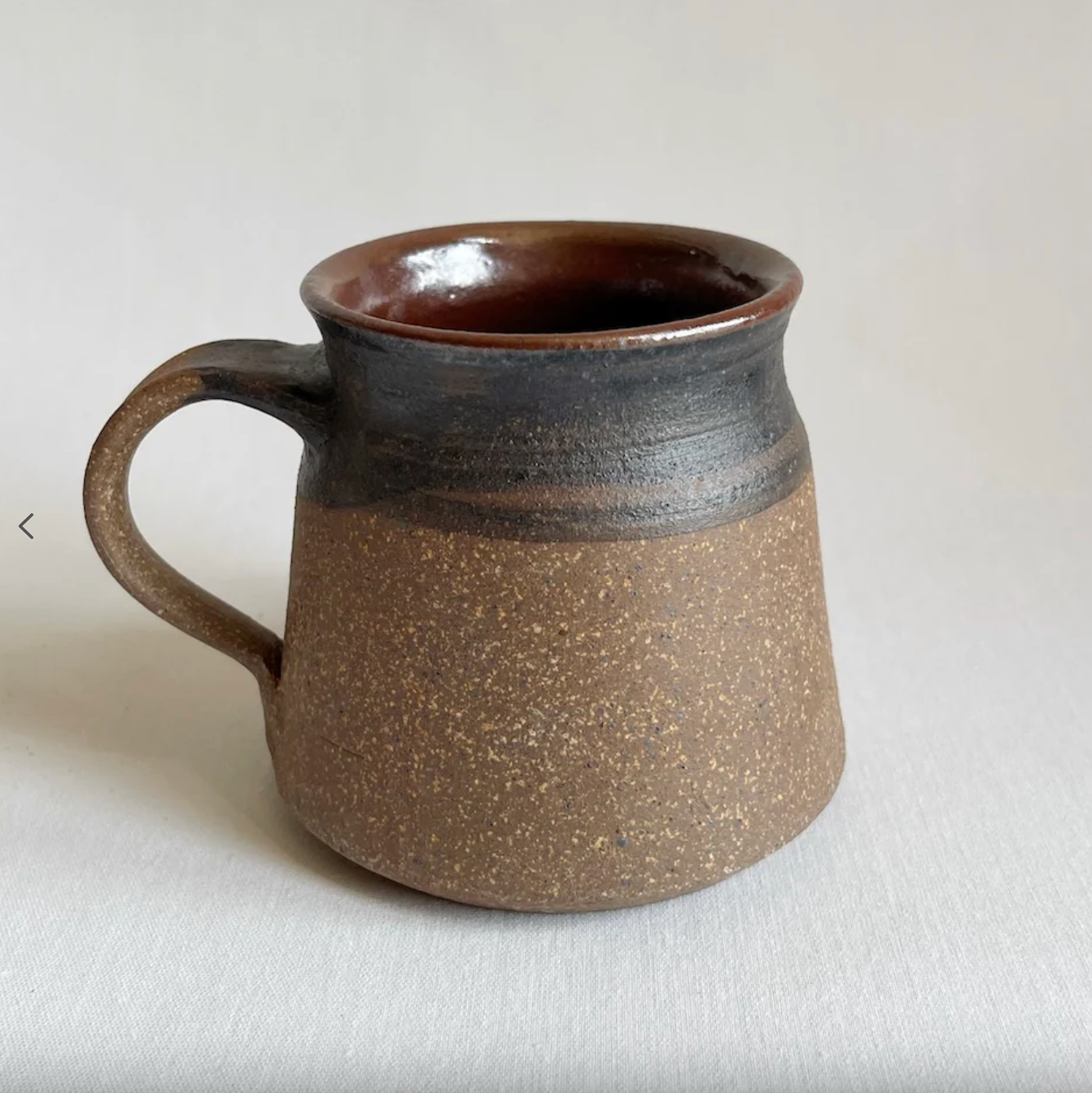 Small Rustic Matt Black Coffee, Tea, Espresso Mug
