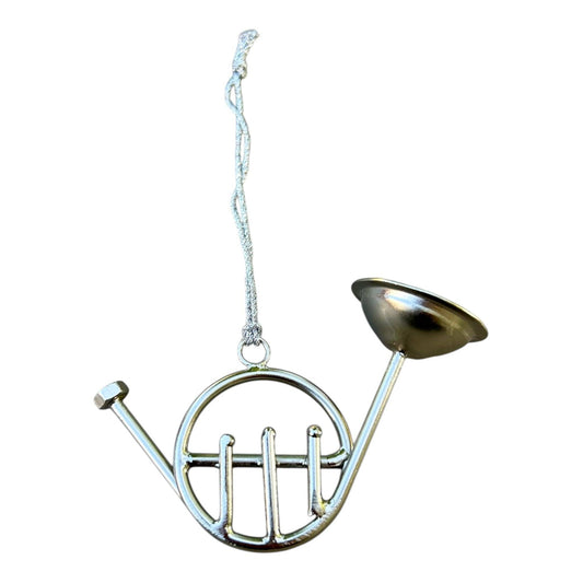 French Horn Ornament: Antique
