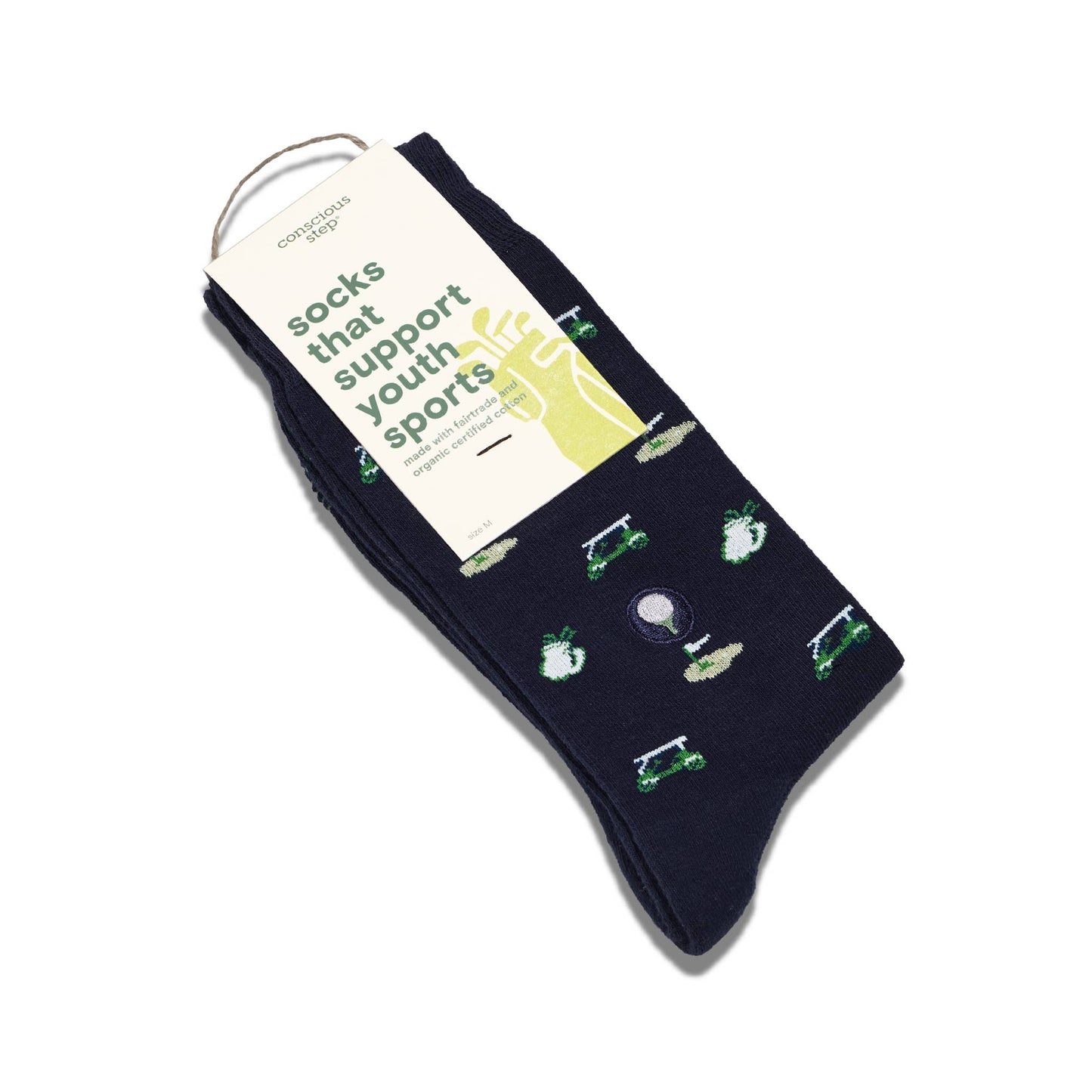Socks that Support Youth Sports (Navy Golf Course)