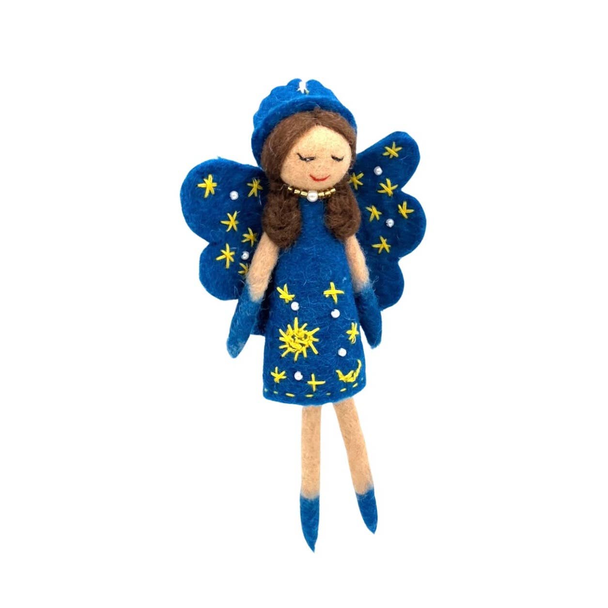 Meadow Fairy Felt Ornament: Celestial