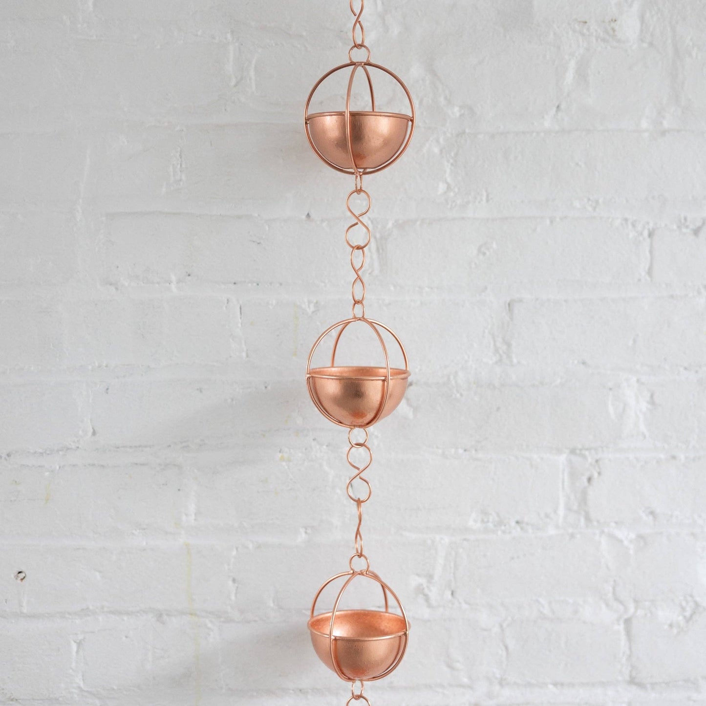 Prava Copper Rain Chain - 7 ft