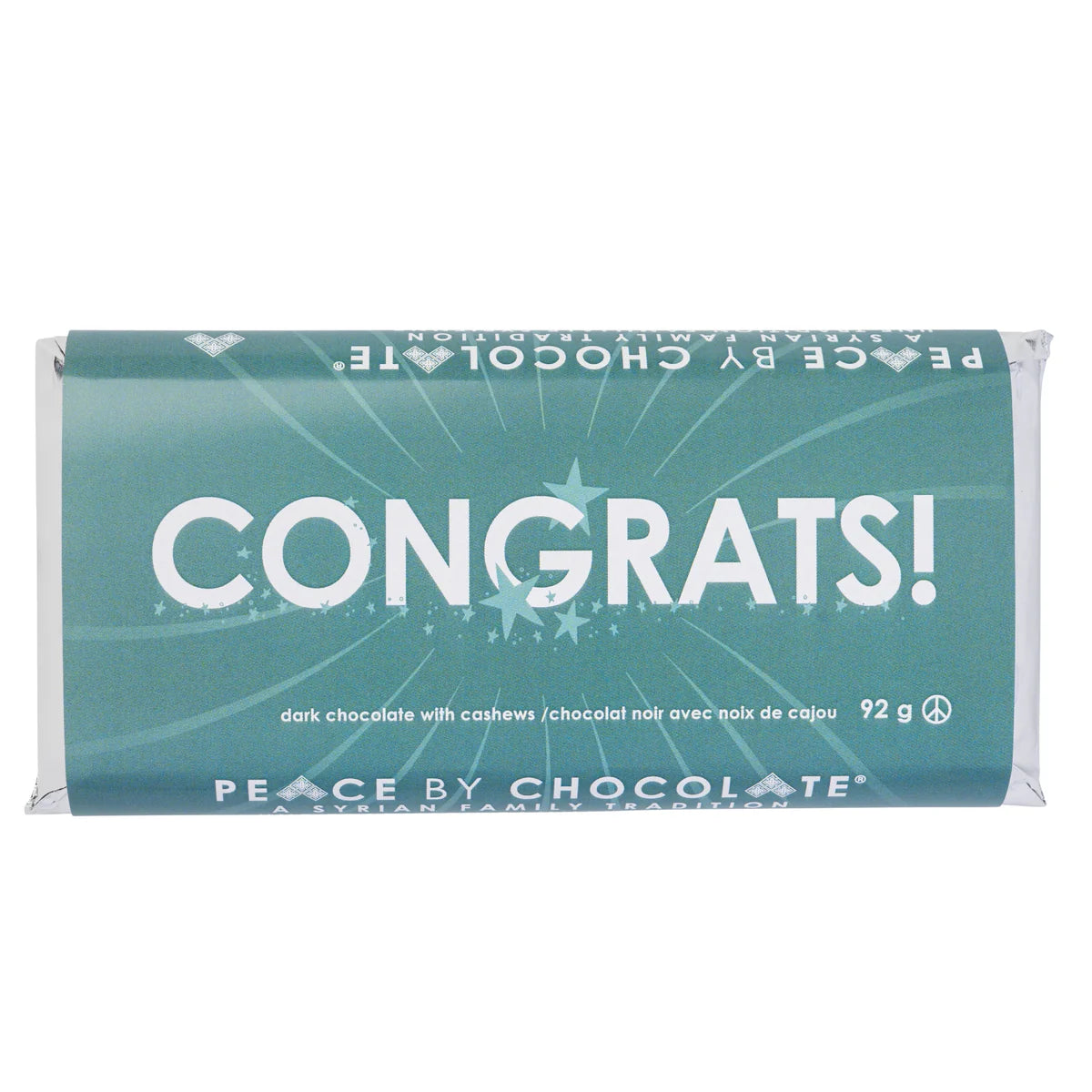Congrats Dark Chocolate with Cashews 92g