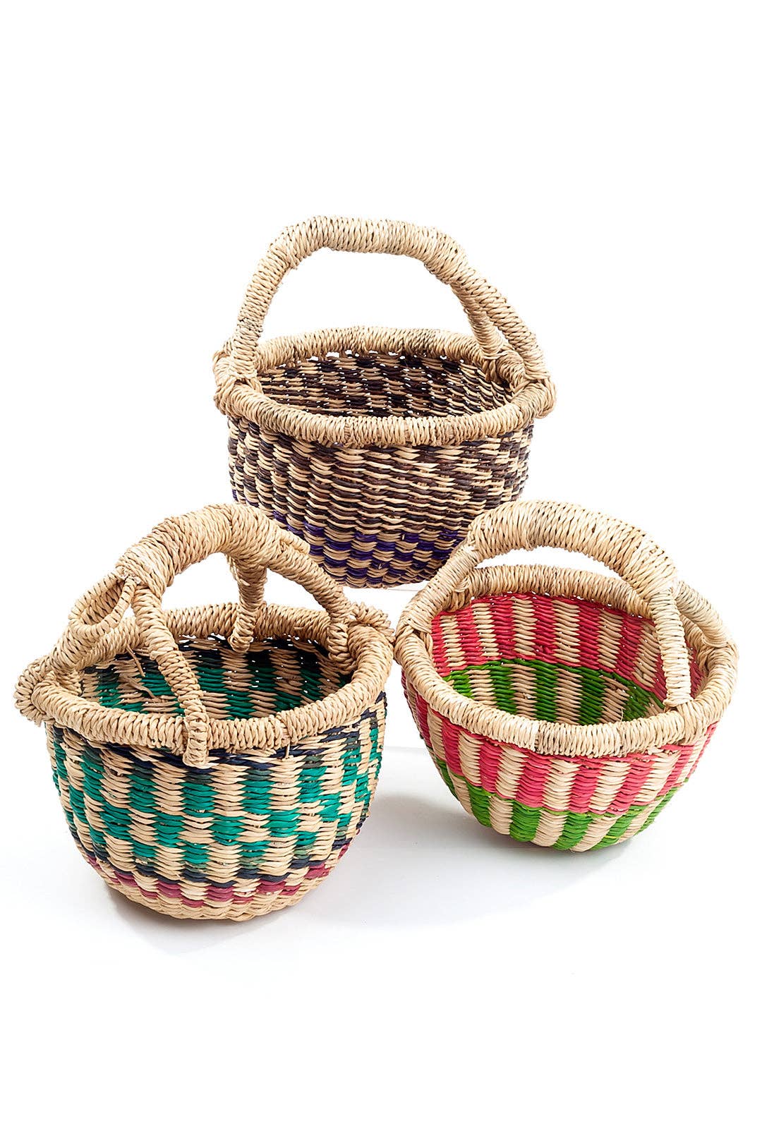 Assorted Teeny Tiny Bolga Baskets