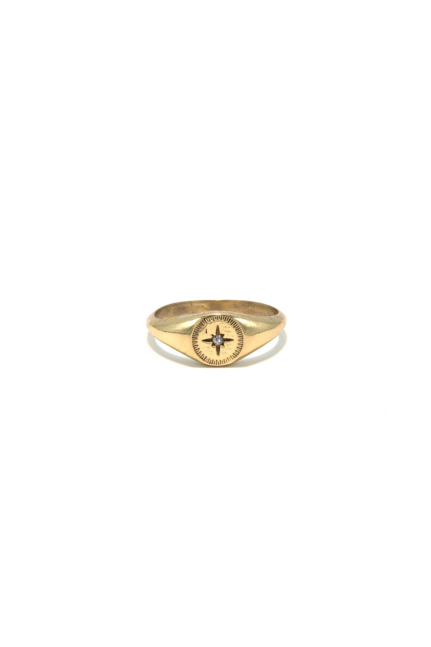 North Star Brass Ring: Size 9