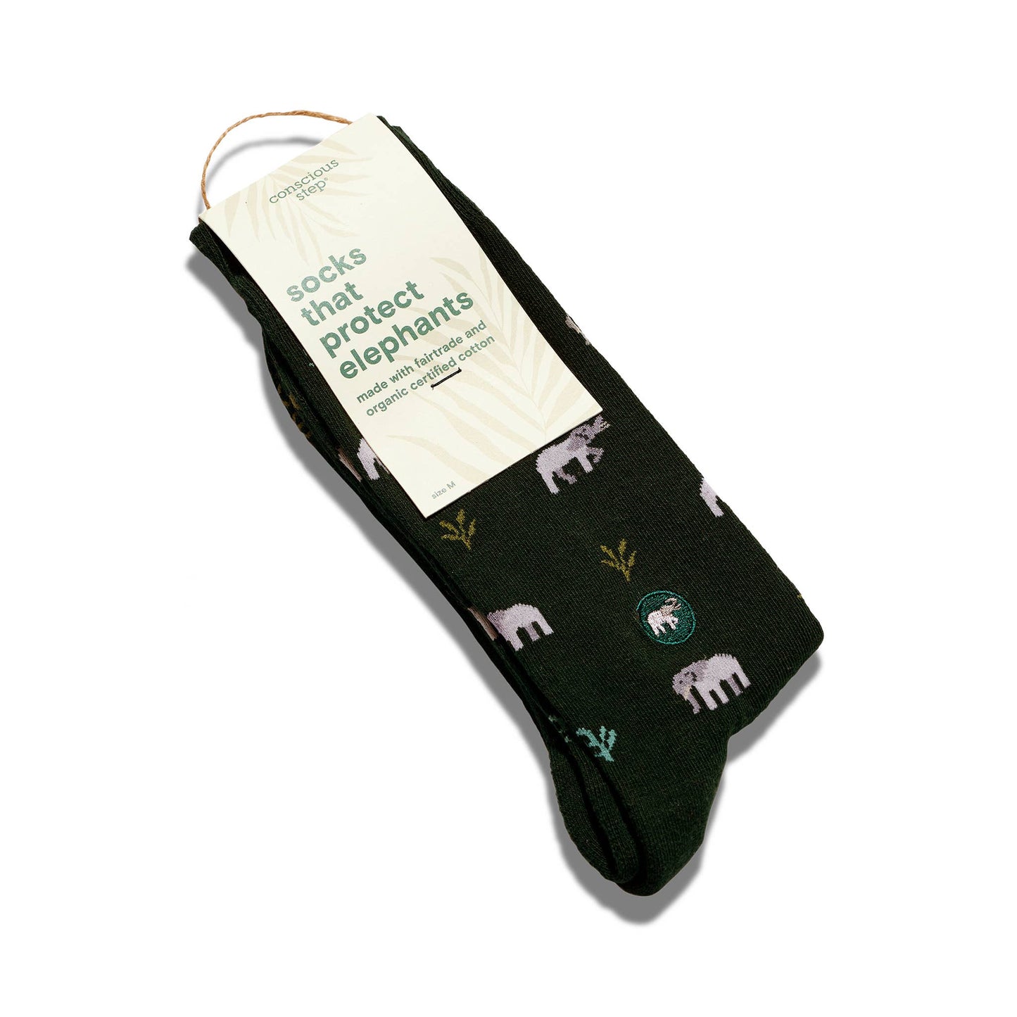 Socks that Protect Elephants (Green Elephants)