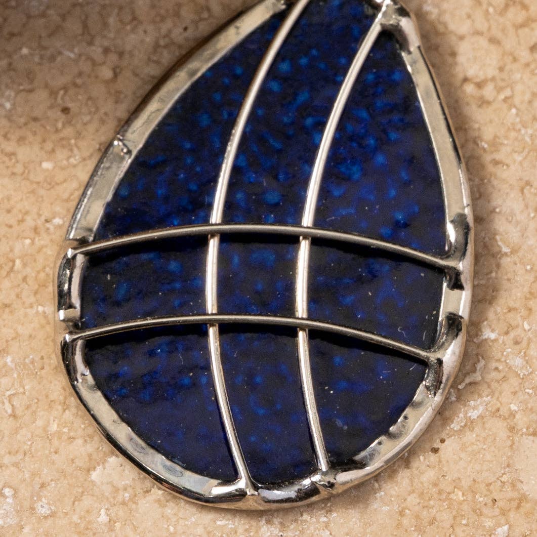 Habi Capiz Teardrop Earrings